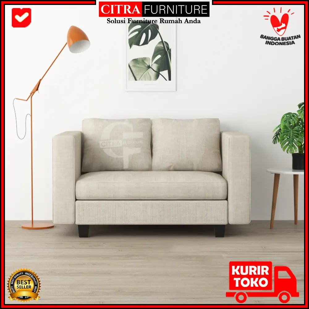 Citra Furniture Sofa minimalis 2 seater | Sofa kecil