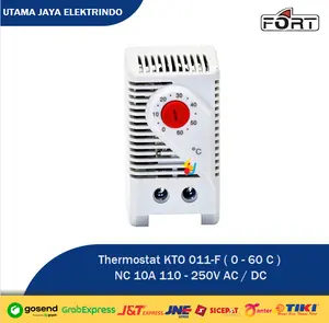 Thermostat KTO 011-F ( 0 - 60 C ) NC 10A 110 - 250V AC / DC FORT
