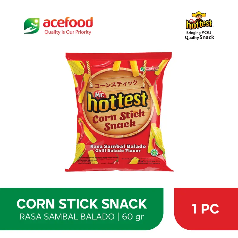 Mr. Hottest Stik - Stik Sambal Balado 60gr 0