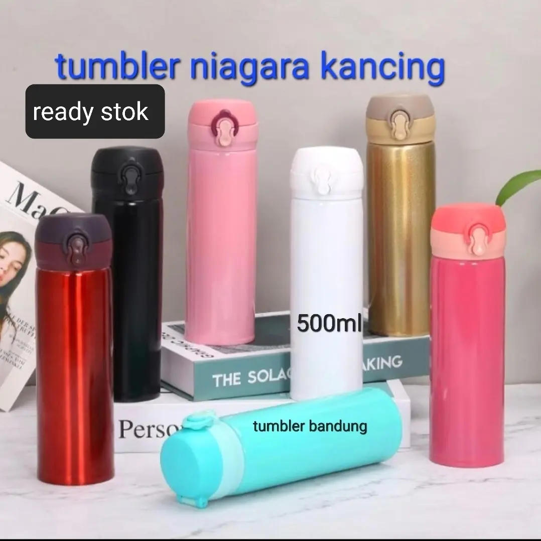 tumbler niagara tumbler kancing stainless termos karakter love kancing termos 500ml
