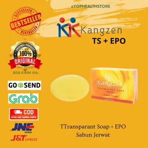 Sabun Kuning Jerawat Epo Kangzen Transparant Soap + EPO Melembabkan KK