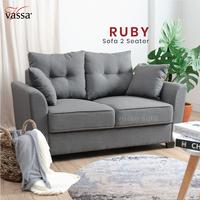 Gambar Sofa minimalis 2 Dudukan Vassa Ruby Sofa 2 seater dari Vassa Sofa & Home Kab. Bogor 2 Tokopedia