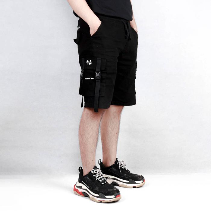 Gambar KREMLIN Celana Pendek Cargo Pants - Urban - Black - 30 dari Kremlin Clothing Kota Bandung Tokopedia