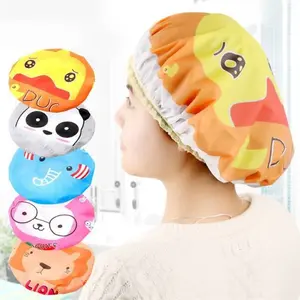 Shower Cap Karakter Kartun Topi Mandi Lucu WaterProof