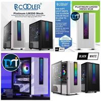 Gambar PCcooler Platinum LM200 Mesh White I Black -Tempered Glass Gaming Case - White dari Duta Mandiri Infokom Kota Administrasi Jakarta Pusat 1 Tokopedia