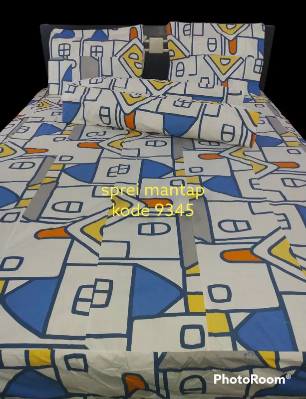 sprei perca My Love ukuran 90x200 kain kotakan 2