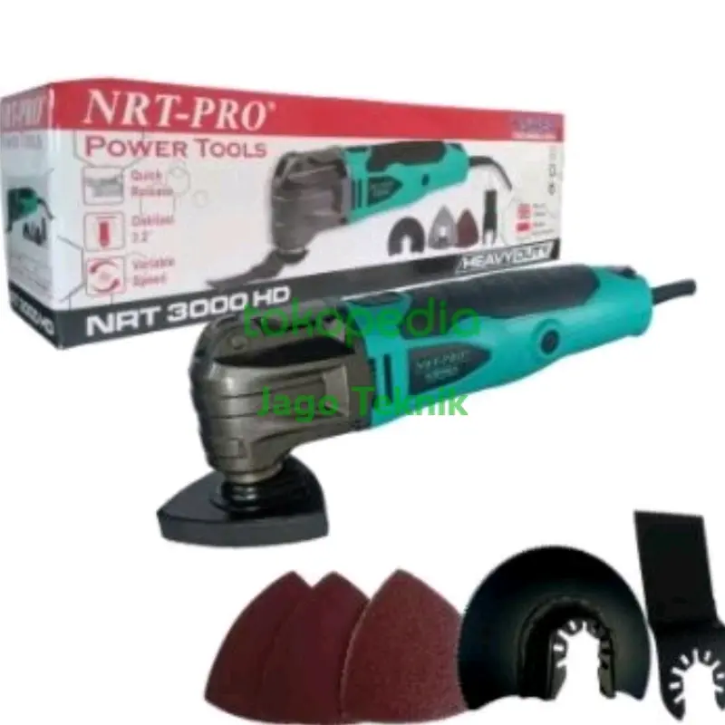 NRT-Pro 3000 HD Mesin Multi Tools Set Oskilasi Oscilatting Cutter NRT 1