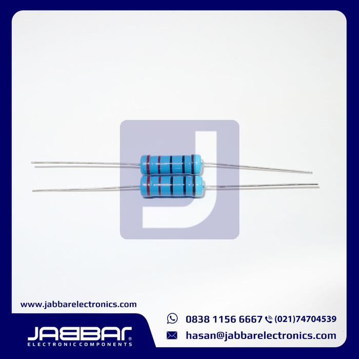 Gambar RESISTOR 220 OHM 3W 1% DIP - BIRU - Sparepart Elektronik - 20PCS dari Jabbar Electronics Kota Tangerang Selatan Tokopedia