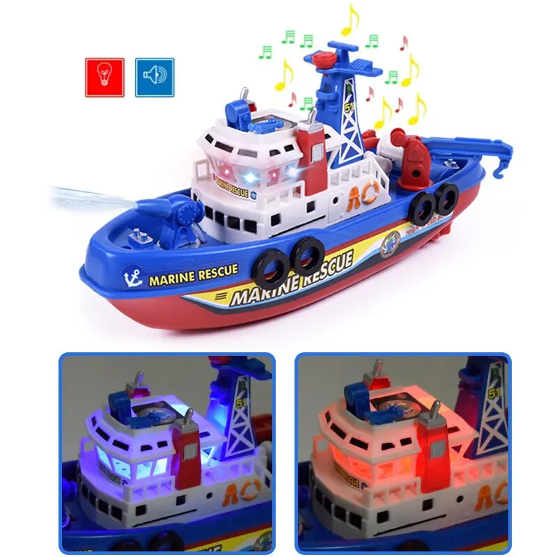 Perahu Pemadam Kebakaran - Boat Fire Rescue - Mainan Kapal Laut