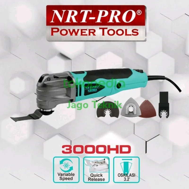 NRT-Pro 3000 HD Mesin Multi Tools Set Oskilasi Oscilatting Cutter NRT 2