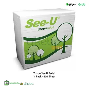 Tissue See U Facial tisu tisue tissu 600 sheet murah tisu wajah