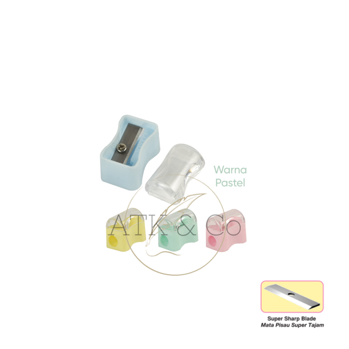 Gambar Serutan Pastel Rautan Pensil Roti Joyko SP-362 - Pencil Sharpener Joyko SP-362PTL dari ATK & Co Kota Bandung Tokopedia