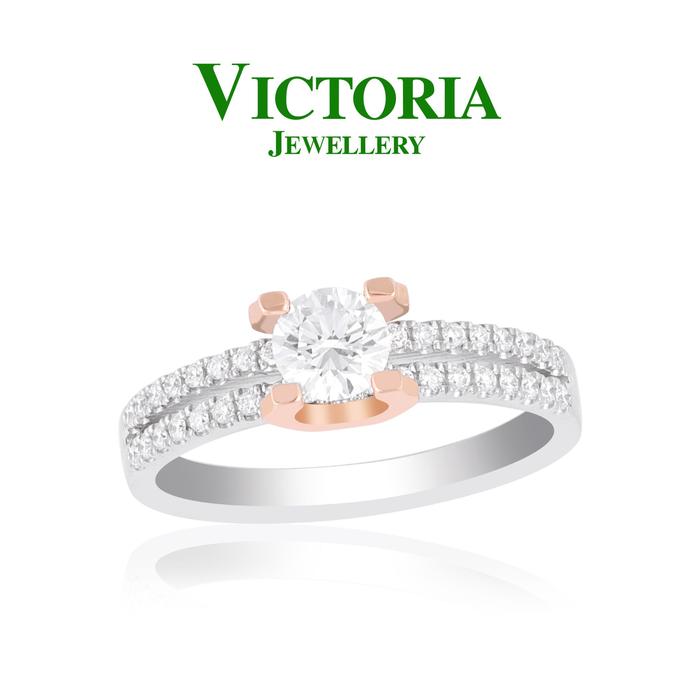 Gambar Cincin Berlian Sertifikat GIA VFLR798662 Victoria Jewellery dari Victoria Jewellery Online Kota Administrasi Jakarta Selatan Tokopedia