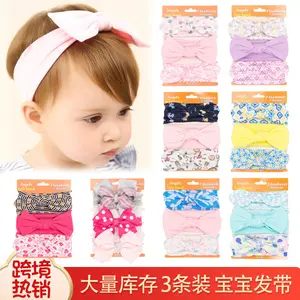 KIDS105 3PCS/SET bandana/Jepit Rambut Anak/bando bayi/premium Impor