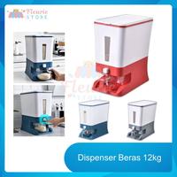 Gambar Dispenser Beras 12KG Tempat Penyimpanan Multifungsi Beras Otomatis dari Adelinestore16 Kota Surabaya 2 Tokopedia