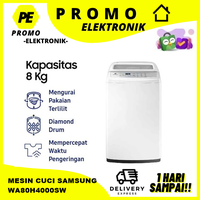 Gambar Samsung Mesin Cuci Top Loading, 8 Kg - WA80H4000SW dari Kreasi Elektronik Kota Administrasi Jakarta Barat 1 Tokopedia