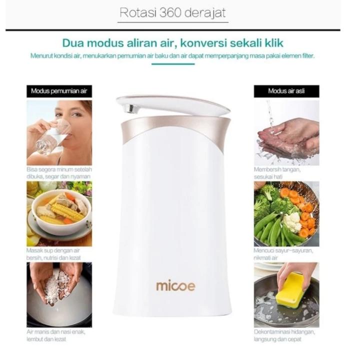 Gambar Pemurni Air Filter Air Rumah Micoe Bisa langsung Minum Water Purifier dari Raibycom Kota Bekasi Tokopedia