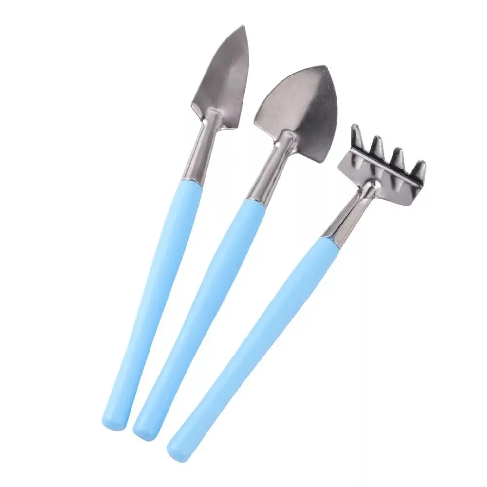 Sekop Skop Mini Set Kaktus Sukulen Mini Garden Tools Rake Shovel Spade Planting Kit Succulent Plants Transplanting Digging Weeding Set | 2.007.0688 | YL-12293