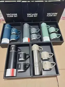 Termos Cangkir Set Vacuum Flask Set / Termos Sultan Gelas Gift Bagus