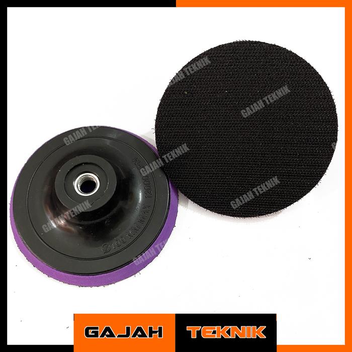 Gambar Dudukan Amplas / Tatakan Amplas Bulat 4" Velcro Pad Vegaz dari Armada Teknik SMG Kota Semarang Tokopedia