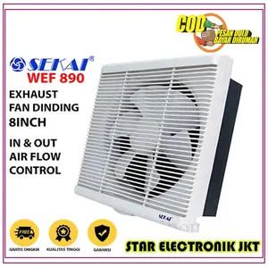 SEKAI WEF-890 Wall Exhaust/Hexos/Heksos Fan Dinding 8" (20 cm)