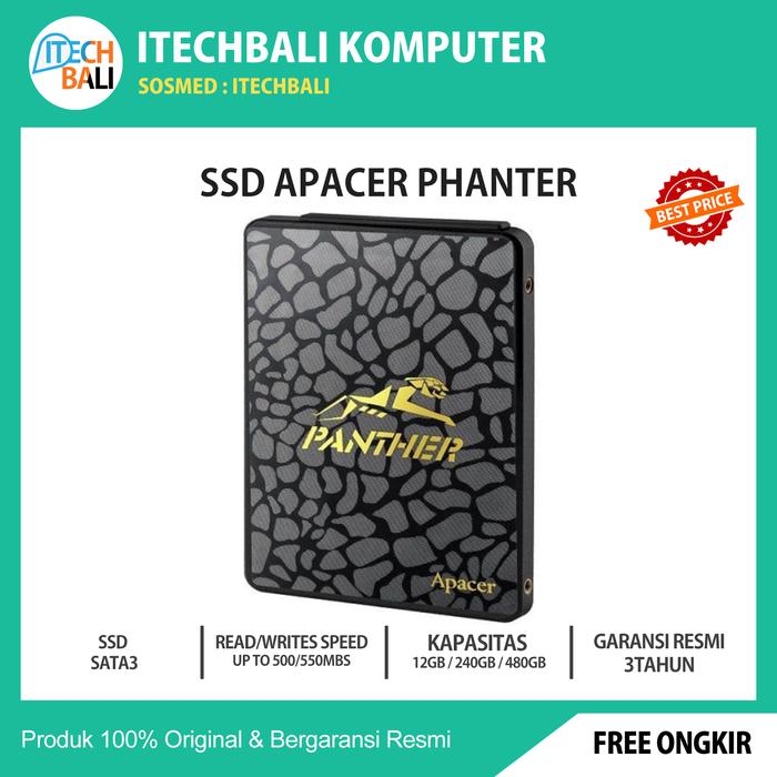 Gambar SSD 120GB APACER PANTHER dari ITECHBALI KOMPUTER Kota Denpasar Tokopedia