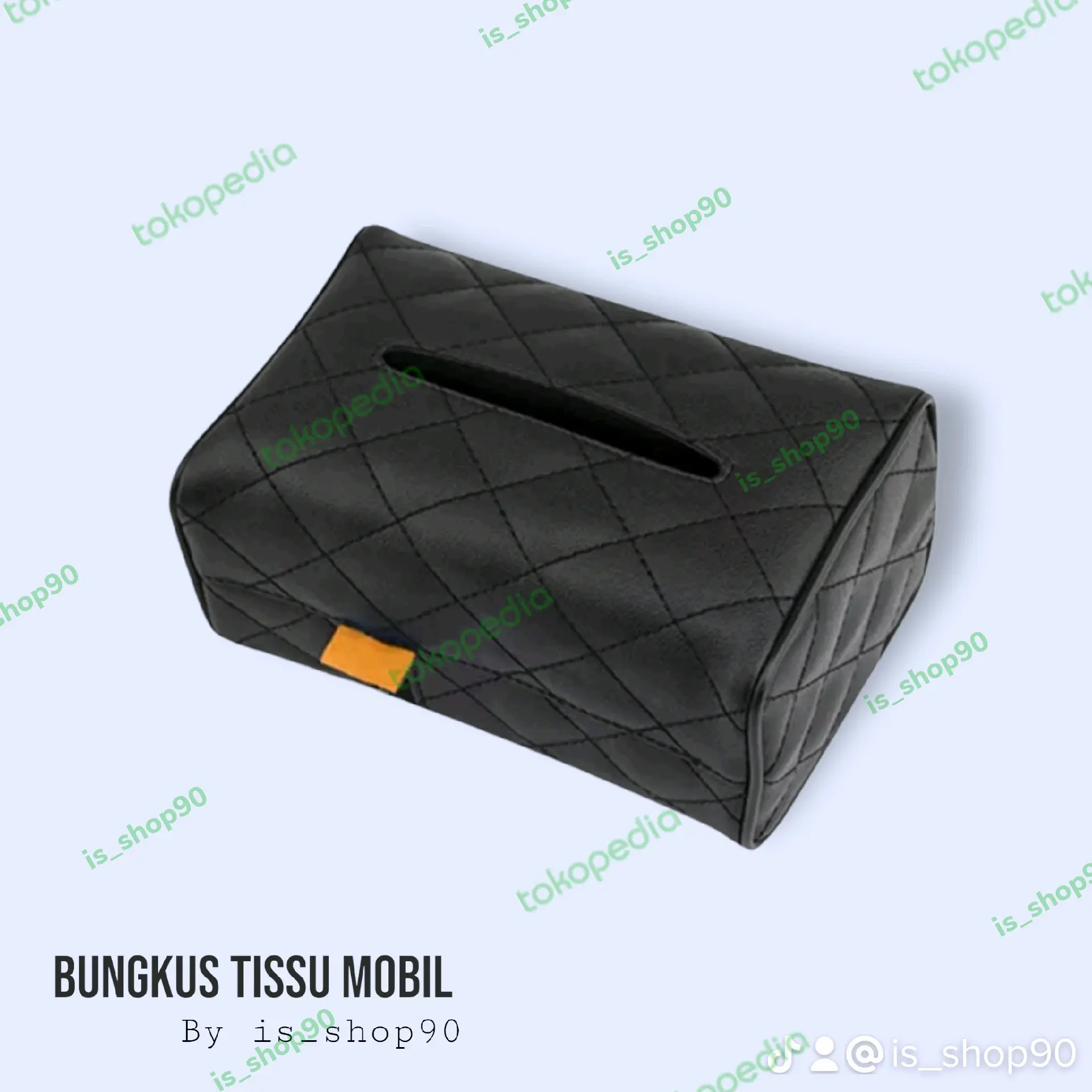 Bungkus tissue mobil paseo motif wajik polos