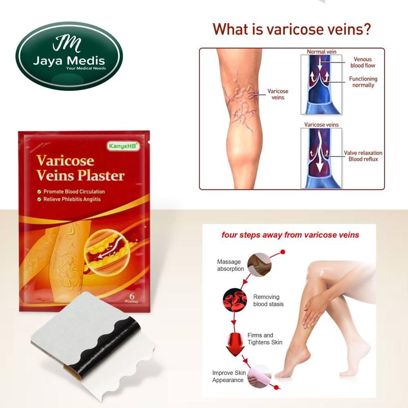 PLESTER VARISES - VERICOSE VEINS 6 PCS 1