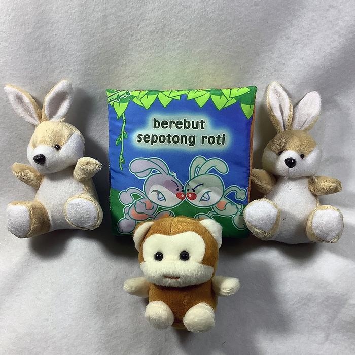 Gambar Buku Kain/Buku Bantal/Softbook: Berebut Sepotong Roti dari TokoPipo_NEW Kota Bandung Tokopedia