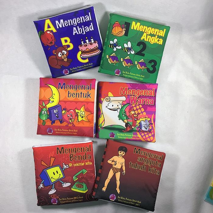 Gambar Buku Kain/Buku Bantal/Softbook: PAKET PROMO Seri Pertama Untuk Anak dari TokoPipo_NEW Kota Bandung Tokopedia