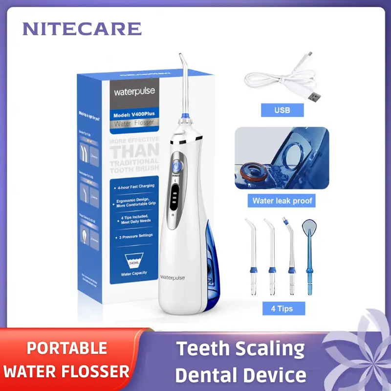Dental Water Flosser Semprotan Air Pembersih Plak Karang Sela Gigi
