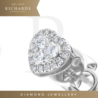 Gambar Richards Jewellery – Anting Berlian - HEART CLUSTER DIAMOND - 268479 dari Richards Jewellery Jakarta Barat 2 Tokopedia