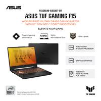 Gambar ASUS TUF GAMING F15 FX506LHB-I565B6T-O11/i5-10300H/8GB/512GB/GTX1650 dari Techno Computer Bali Kota Denpasar 1 Tokopedia
