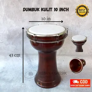 BAS DUMBUK UKURAN 10IN KULIT