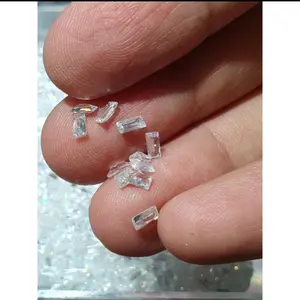 Permata Cubic Zirconia AAA Baguette Emerald Cut