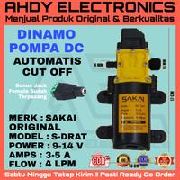 Gambar POMPA DC 12v SAKAI 4 LPM Lebih Kencang dari pompa LAINNYA - NON DRAT dari Ahdy Store ID Kab. Bogor 2 Tokopedia