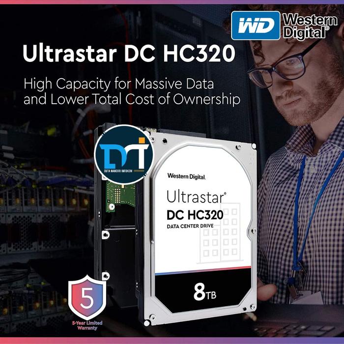 Promo WD Ultrastar DC HC320 HDD 8TB HGST - Data Center Hard Drive ...