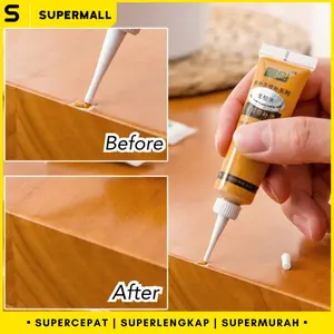 SUPERMALL Dempul Tusir HPL - Krim Resin Plamir Perbaikan Furnitur Kayu