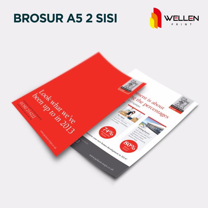 Gambar WELLEN PRINT - Cetak / Print Brosur / Flyer A5 2 Sisi / Dua Muka Art Paper 150 Gr dari WELLEN PRINT OFFICIAL Kota Administrasi Jakarta Selatan Tokopedia