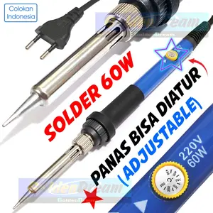 Solder ADJUSTABLE 60w Bisa Atur Panas Suhu Temperature Control Adj 60
