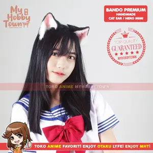 Bando Kuping Kucing Anjing Neko Mimi Fox Dog Hairband Premium Furry