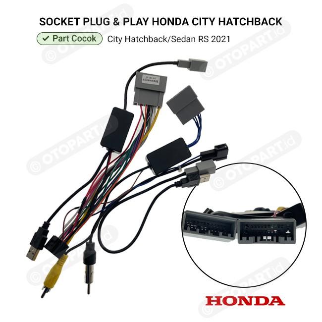 Gambar Socket PNP Head Unit Android Honda City Hatchback RS Plug And Play dari HS VARIASI Car Accessories Kota Surakarta Tokopedia