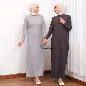 Manset Gamis bahan Kaos PE daleman kaftan