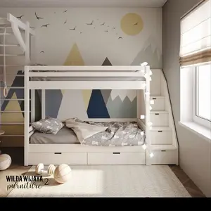 tempat tidur anak tingkat minimalis miwah
