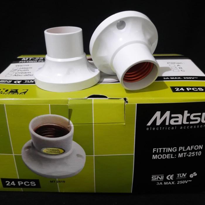 Fitting Tempel / Plafon Lampu Matsui Bulat 2510 2