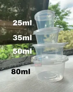 cup/mika saos sambal uk 25 & 35 ml ( isi 50 pcs )