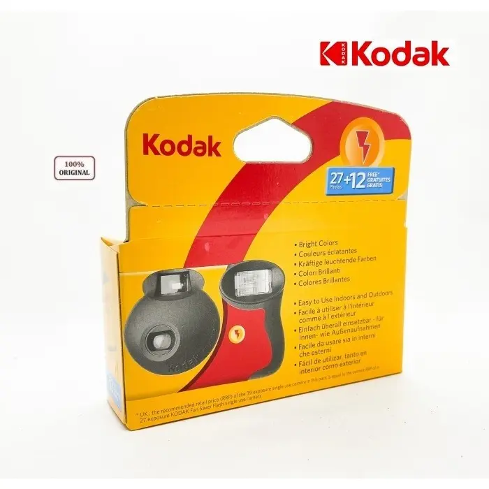 ORIGINAL Kodak FunSaver Disposable Camera 39 27 12 Shots pocket kamera 1