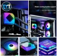 Gambar Jonsbo TW6 240 280 360 ARGB - AIO Liquid Water CPU Cooler Intel & AMD - Black Edition, 240mm dari Duta Mandiri Infokom Kota Administrasi Jakarta Pusat 2 Tokopedia