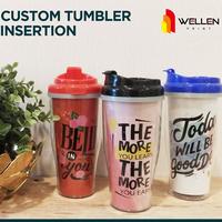 Gambar TUMBLER BOTOL MINUM CUSTOM INSERTPAPER SOUVENIR HADIAH MURAH LUCU UNIK - Biru dari WELLEN PRINT OFFICIAL Kota Administrasi Jakarta Selatan 3 Tokopedia