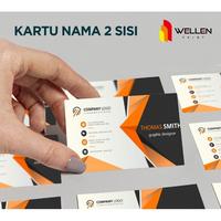 Gambar WELLEN PRINT - Cetak / Print Kartu Nama / Name Card AC 260 gr 2 Sisi / Dua Muka Cepat Kartu Tanda Pengenal - Non Laminasi dari WELLEN PRINT OFFICIAL Kota Administrasi Jakarta Selatan 1 Tokopedia